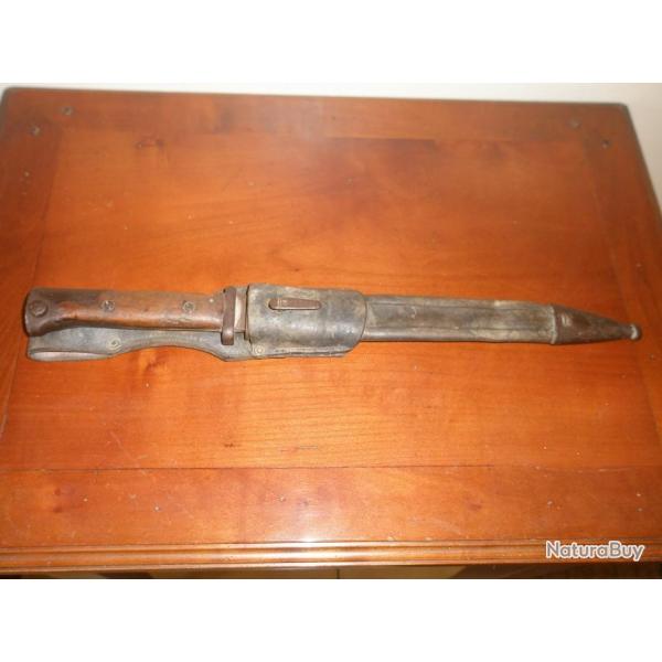 BAIONNETTE MAUSER MODELE 1871-84
