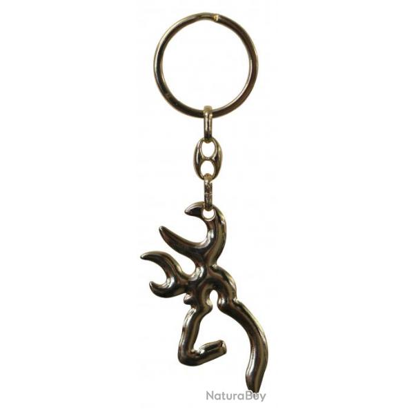 Porte-clefs Browning dor