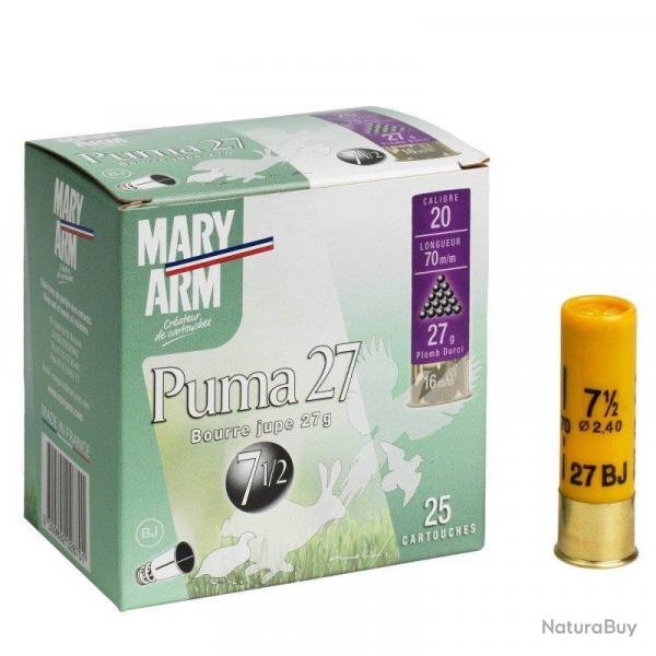 Cartouche PUMA 27 cal 20 Mary Arm-Plomb 6
