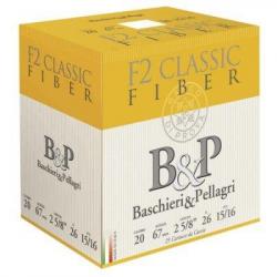 Cartouches B&P F2 Classic Fiber 26gr 20/67-Plomb 7