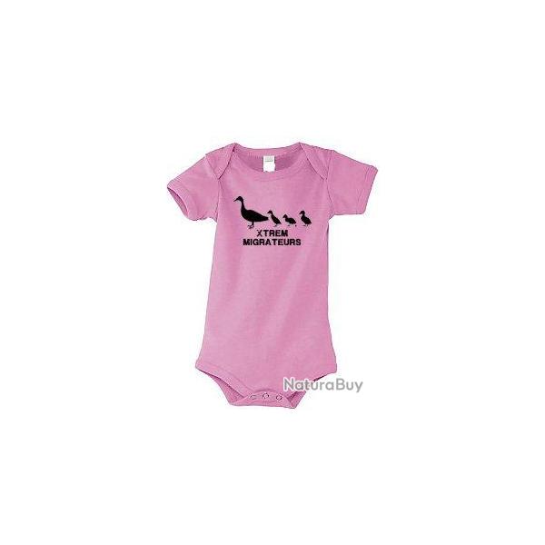 Body bb rose Canetons XTREM MIGRATEURS-18-23mois