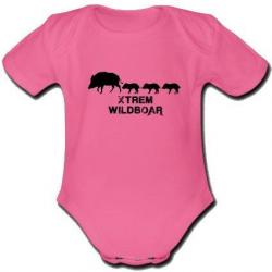 Body bébé rose marcassins XTREM WILDBOAR-3-6 mois