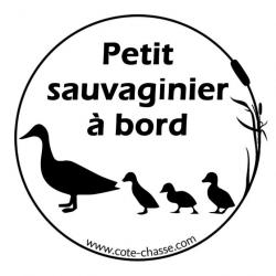 Autocollant petit sauvaginier à bord XTREM MIGRATEURS