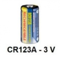 pile CR123 rechargeable