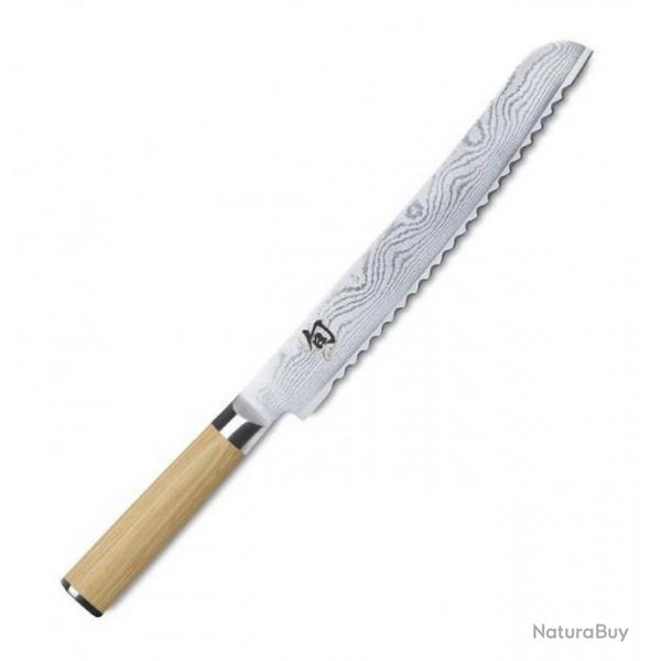 Couteau  pain "Shun Classic White" damas 23 cm [Kai]