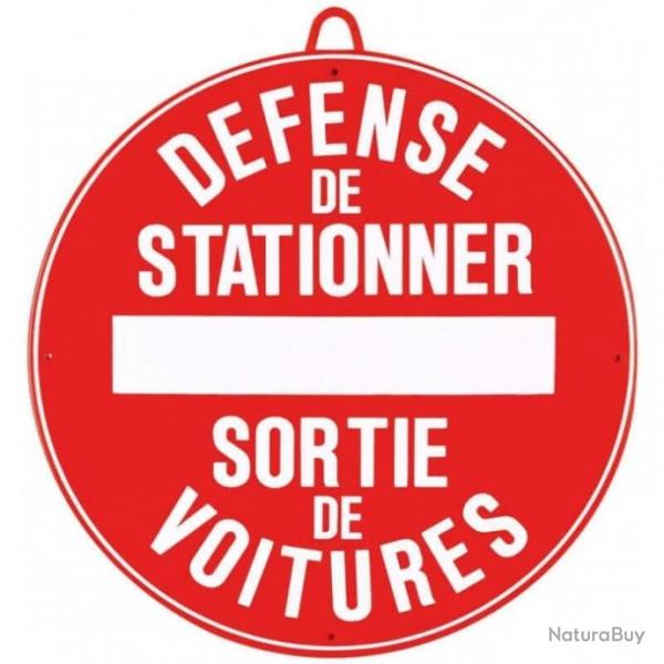 Panneau de signalisation Januel Dfense de stationner - Diam. 28 cm