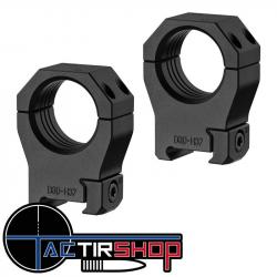 Colliers Audere PSR Picatinny diamètre 30mm hauteur 37mm axe lunette