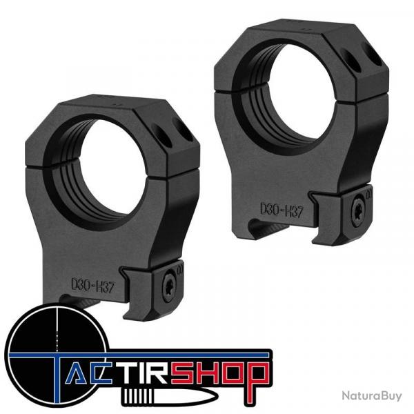 Colliers Audere PSR Picatinny diamtre 30mm hauteur 37mm axe lunette