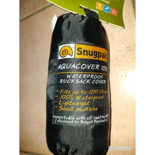 Couvre sac  dos pluie 100 litres / Snugpak / neuf couleur sable / ripstop/ snugpak aquacover 100