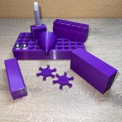 Kit de rechargement violet pour cartouches papier calibre 44 poudre noire