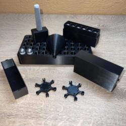 Kit de rechargement noir pour cartouches papier calibre 36 poudre noire pour les armes à percussion