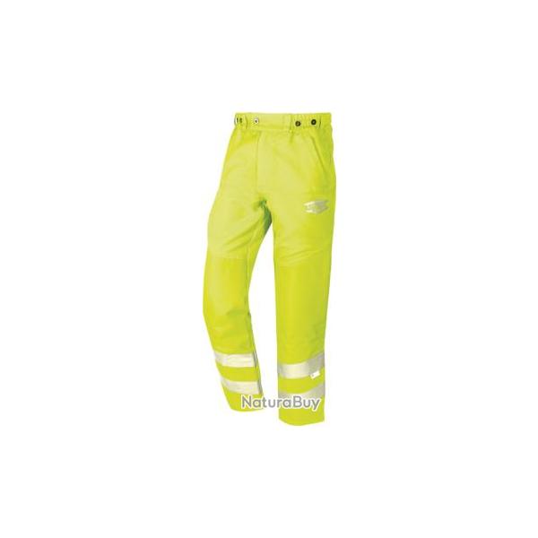 Pantalon de dbroussaillage haute visibilit M Jaune