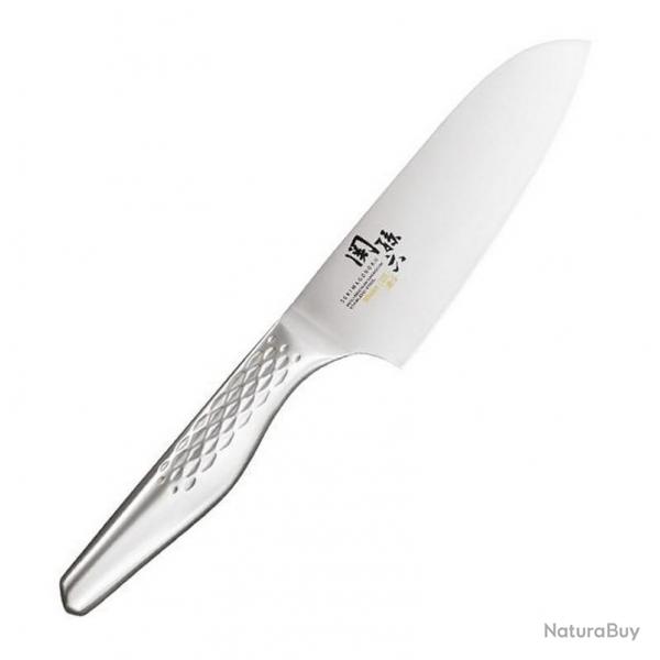 Couteau santoku "Shoso" , Long. lame 14,5 cm [Kai]