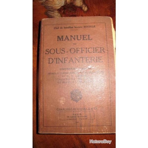 Livre MANUEL du Sous-officier 2me partie 1946 Charles Lavauzelle & Cie
