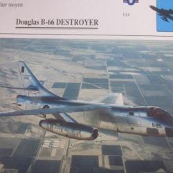 FICHE  AVIATION  TYPE BOMBARDIER  MOYEN  /   DOUGLAS  B 66 DESTROYER  USA