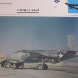FICHE  AVIATION  TYPE BOMBARDIER  MOYEN  /   DOUGLAS AS  XB 43    USA