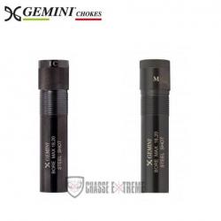 Choke GEMINI Extérieur +2 cm Optima Greystone Cal 12 - F