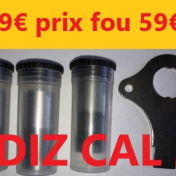 ENSEMBLE COMPLET POUR YLDIZ 3 chokes + clef  CAL 20