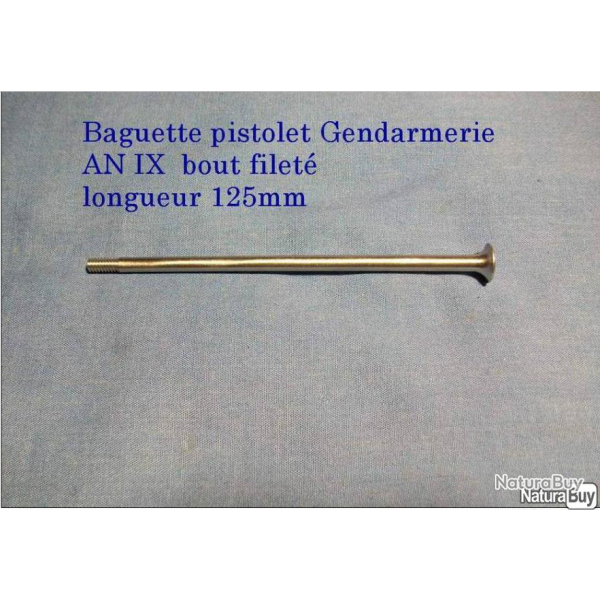 Baguette pistolet Gendarmerie AN IX
