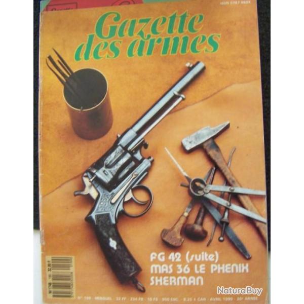 " LA GAZETTE DES ARMES " N 199 DE AVRIL 1990 - TRES BON ETAT.