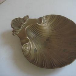 vide poche coquillage en bronze XIXème