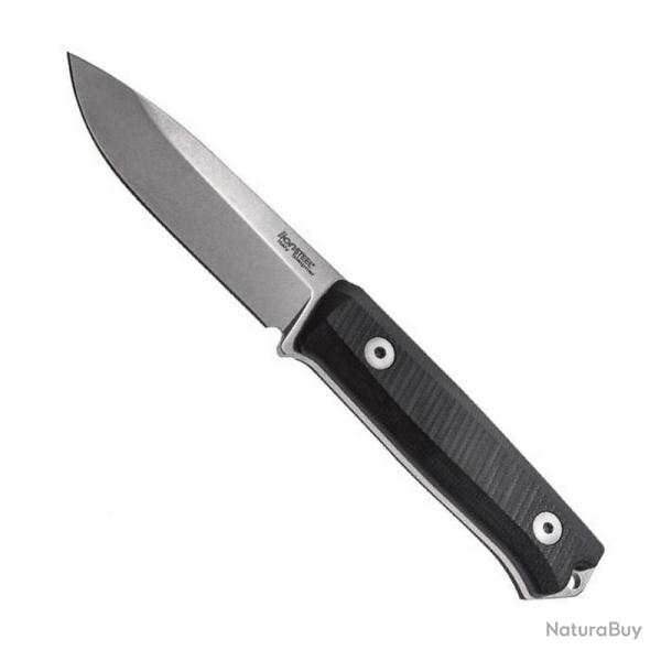 Poignard "B40" G10, Couleur noir, Manche G-10 (naturel) [Lionsteel]