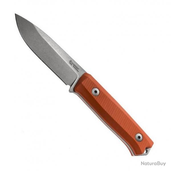 Poignard "B40" G10, Couleur orange, Manche G-10 (naturel) [Lionsteel]