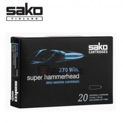 20 Munitions SAKO Super Hammerhead cal 270 Win 130 Gr