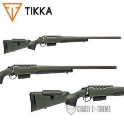 Carabine TIKKA T3X Super Varmint Tungsten Cerakote Verte 20" Cal 243 Win