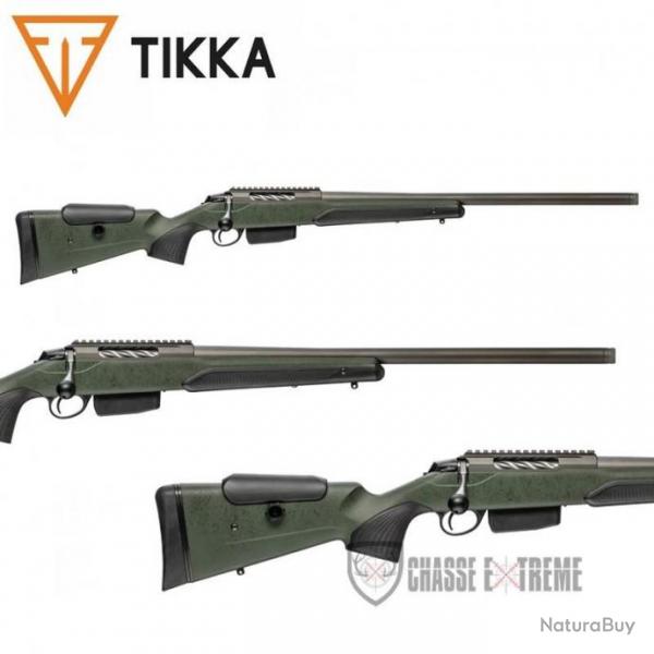 Carabine TIKKA T3X Super Varmint Tungsten Cerakote Verte 24" Cal 7mm Rem