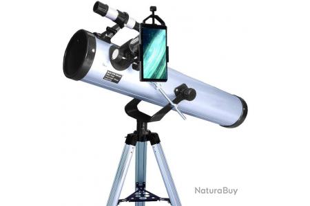 Pack télescope XXL Astrophotographie 76/700 avec Lunette astronomique Zoom  et Accessoires - Longues Vues (8368825)