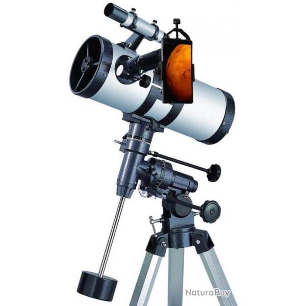 Pack tlescope XXL Astrophotographie 114/1000 avec Lunette astronomique Zoom et Accessoires