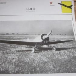 FICHE  AVIATION  TYPE  CHASSEUR   /   I A R 16  ROUMANIE