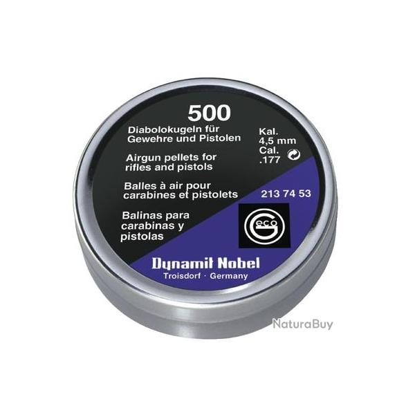 BTE 500 PLOMB  JUPE GECO DIABOLO CAL. 4,50 MM 0,45G