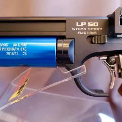 Pistolet à air STEYR LP50 Modèle 2017: Poignée "M" pour le standard, la précision et la vitesse-