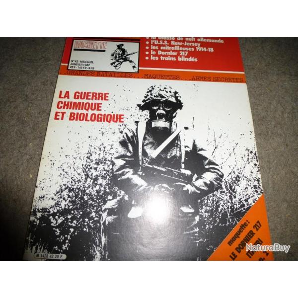 CONNAISSANCE DE L HISTOIRE HACHETTE LA GUERRE CHIMIQUE ET BIOLOGIQUE  numro 42