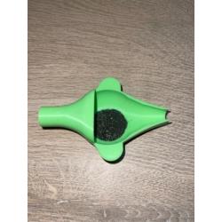 Coupelle pour balance verte clair avec entonnoir powder funnel intégré