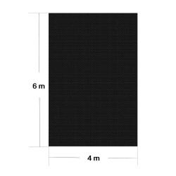 Bâche à bulles 4x6 m couverture de piscine solaire chauffage de bassin noir 16_0000306