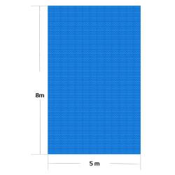 Bâche à bulles 5x8 m couverture de piscine solaire chauffage de bassin bleu 16_0000307