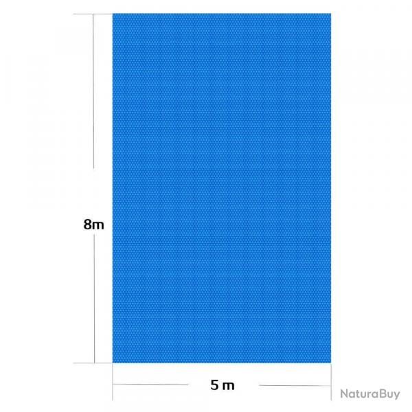 Bche  bulles 5x8 m couverture de piscine solaire chauffage de bassin bleu 16_0000307