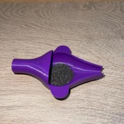 Coupelle pour balance violette avec entonnoir powder funnel intégré