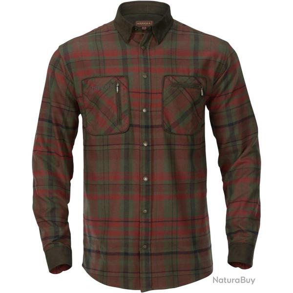 Chemise chaude Pajala Couleur Rouge kaki