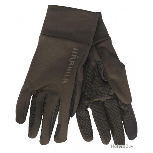 Gants Power Stretch (Couleur: Shadow Brown, Taille: M)