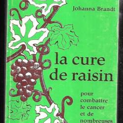la cure de raisin pour combattre le cancer et de nombreuses maladies de johanna brandt