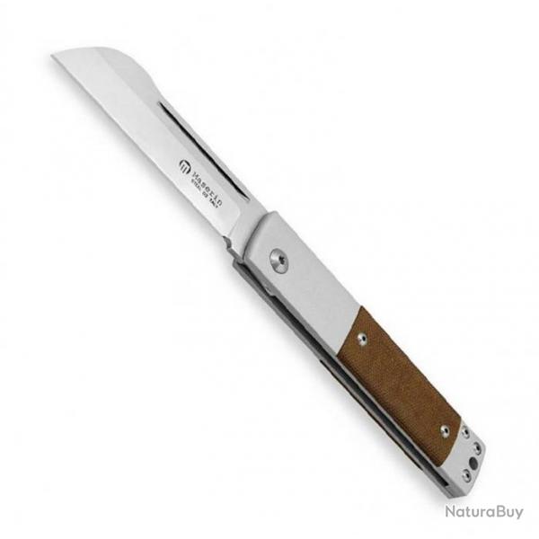 Couteau "In-Estro" micarta, Couleur marron [Maserin]