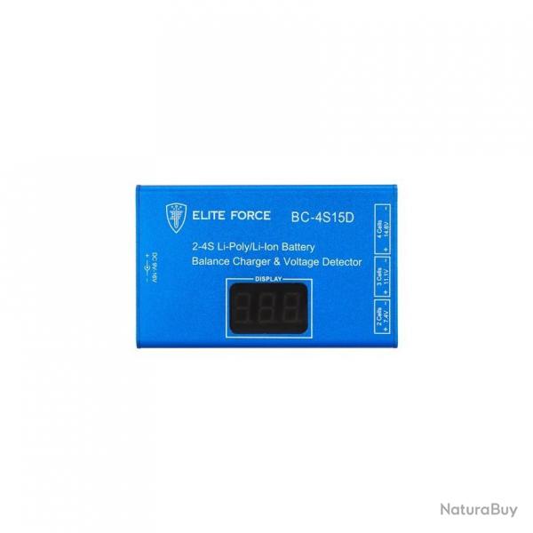 CHARGEUR POUR BATTERIE LIPO ELITE FORCE 7,4 A 14,8 V 2-4S