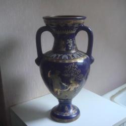 vase art déco en faïence émaillée de Aohna Athènes Grèce 1930
