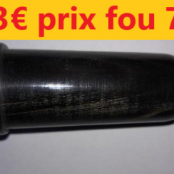 EMBOUT DE TROMPE EN CORNE L 50mm Ø exter 23 mm Ø filetage 14 mm     10060JS