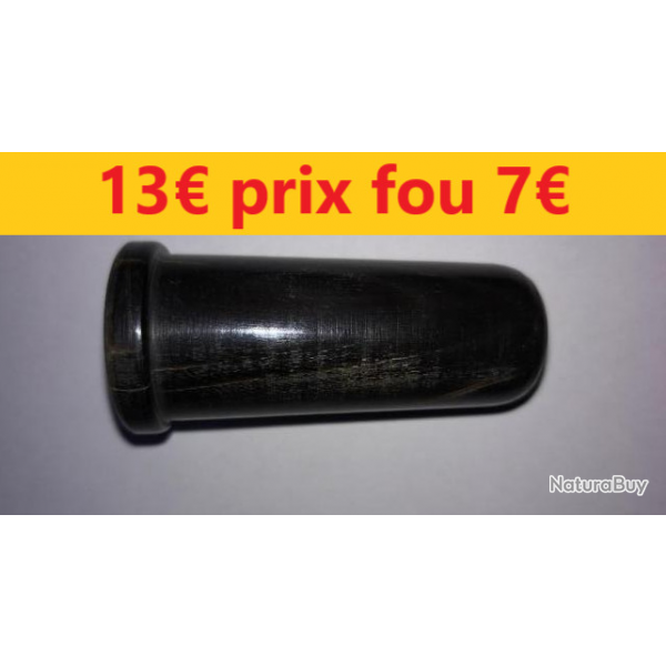 EMBOUT DE TROMPE EN CORNE L 50mm  exter 23 mm  filetage 14 mm     10060JS