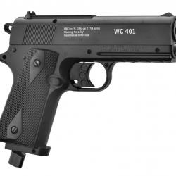 Pistolet CO2 Borner WC 401 Culasse Fixe Calibre 4.5BB'S
